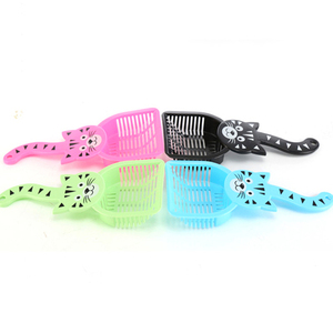 Suministros para mascotas, arena para gatos personalizada, pala de mango largo, espátula para comida de perro, pala de plástico, cuchara para comida - Product Image 5