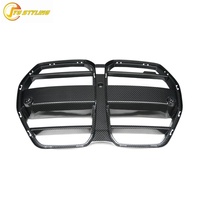 Pour BMW G80 M3 G82 G83 M4, calandre de pare-chocs avant en carbone sec style ST avec grille intégrée et ACC, état neuf, accessoires extérieurs