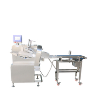 Convoyeur à bande en acier inoxydable Machine à fileter la poitrine de poulet petite poitrine de poulet trancheuse à viande horizontale Steak Bacon