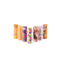 Conteneur en bâton de déodorant biodégradable en carton kraft push up de marque personnalisée emballage en tube de baume à lèvres en papier compostable
