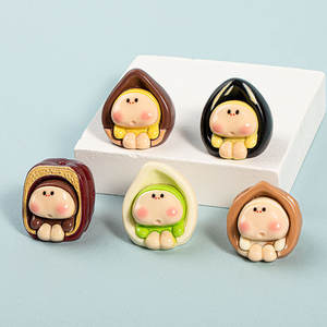 Creativo Micro paisaje escritorio Micro paisaje <span class=keywords><strong>Cub</strong></span> DIY joyería lindo melón semilla colgante tridimensional dibujos animados Navidad - Product Image 1