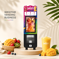 Autonome 24/7 verse fruitsmoothiemachine - geen arbeid, zelfreinigend, roestvrij staal, touchscreen bediening, 2 jaar garantie, slimme besturing