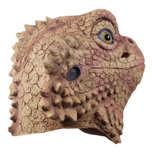 Eidechsen <span class=keywords><strong>maske</strong></span> Nette realistische Latex-Tier haube Halloween-Kostüm party Lustige Kopf bedeckung - Product Image 4