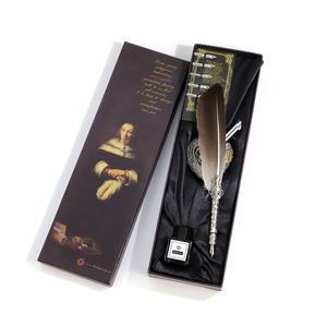 Estilo Europeu Retro Dip <span class=keywords><strong>Pen</strong></span> Estudante Britânico Dip Metal Fountain <span class=keywords><strong>Pen</strong></span> Birthday Gift set Mecânica pena caneta - Product Image 2