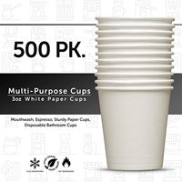 3 Oz Paper Cups - Disposable Cups Espresso Bathroom Mouthwash Small Paper Cups