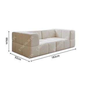 Canapé modulaire en forme de L compressé Unisofa Tanzuo, salon moderne, canapé sectionnel pas cher, canapé compressé en boîte - Product Image 2