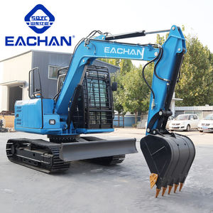 Excavadora de cadenas de 7.5 toneladas, la más vendida, con certificación CE EPA, para minería, excavación hidráulica pesada, construcción y trabajo pesado. - Product Image 2