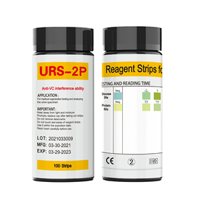 URS-2P 포도당 단백질 콤비 2 소변 검사 스트립 - Product Image 1