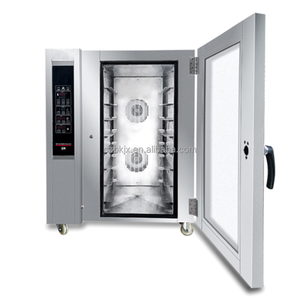 Four à Convection à air chaud en acier inoxydable à 8 plateaux entièrement automatique à usage commercial - Product Image 5