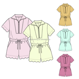 OEM ODM Custom Logo High Elasticity Heat Transfer Printing Short Sleeve Girls Romper for Professional <b>Gymnastics</b> - Product Image 3