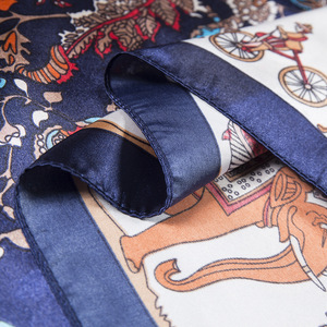 Sciarpa di seta moda Foulard alberi stampato scialle in raso sciarpa 90*90cm quadrati di seta <span class=keywords><strong>capelli</strong></span>/testa sciarpe donne <span class=keywords><strong>Bandana</strong></span> grande Hija - Product Image 5