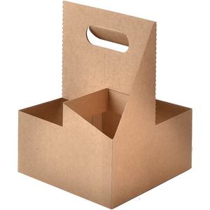 Porte-gobelet noir 2 tasses porte-boissons jetables E flûte papier à emporter café à emporter Papier ondulé 2 porte-gobelets - Product Image 6