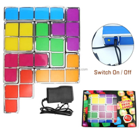 Bricolage 3D empilable Puzzles LED veilleuse lueur blocs magiques dans le noir emboîtement lampe de bureau de noël décoration de fête