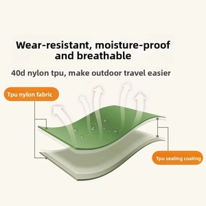 Colchoneta Inflable de Alta Calidad LLOYDBERG, Colchón de Nailon 40D TPU de 10 cm de Grosor, Bomba de Pie para Exteriores, Colchoneta para Dormir de Camping - Product Image 3