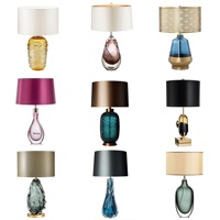 Lampe de Chevet en Verre Style Nordique pour Chambre à Coucher, Lumière Ambiante de Luxe 220V pour Maison, Showroom, Salon, Hôtel