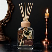 Diffuseur de parfum d'hôtel de luxe 100 ml avec bâtonnets pour la maison, la salle de bain et le bureau – Désodorisant longue durée – Coffret cadeau