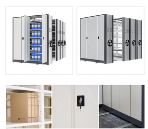 ที่เก็บเอกสารขนาดใหญ่สำหรับห้องสมุดตู้โลหะที่เก็บเอกสารแบบเคลื่อนที่ - Product Image 4