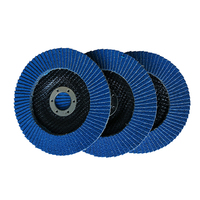 Disque à lamelles en acier inoxydable durable pour meuleuse d'angle, avec support en fibre de verre et abrasif en zircone, 125 mm, haute dureté, vente en gros