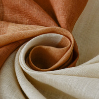 Parure de lit 4 pièces en lin pur, couleur unie de luxe, imprimé écossais lavé, pour l'été, idéale pour dormir nu