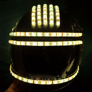Casco de luz Led con cambio de color, para <span class=keywords><strong>dj</strong></span>, cantante, bailarina, club nocturno, bar, espectáculo - Product Image 6