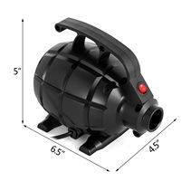 Pompe à air gonflable électrique britannique/américaine/européenne/australienne 110v 220v plastique à 2 voies pour tente de Camping Air Track