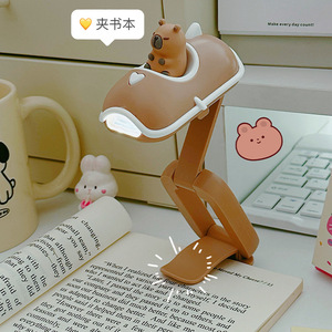 Cute <b>Rabbit</b> Foldable Desk Lamp LED Warm White <b>Light</b> USB Powered Reading Night <b>Light</b> for Study and Decoration - Product Image 2