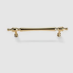 peculiar Light luxury brass wardrobe handle pure <b>copper</b> solid drawer round all <b>copper</b> cabinet <b>door</b> handle - Product Image 2
