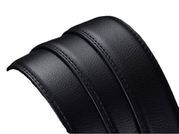 Ceinture formelle personnalisée en PU et plastique avec boucle en alliage durable FYJ, largeur 3,5 cm, longueur 120 cm