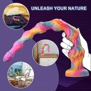 新色の多色性のある蔓型アナルビーズとプラグマッサージスティック、シリコン製大人用セックストイ（Xingse製） - Product Image 5