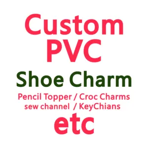 PVC Shoe Charms, Embroidered patches manufacturer