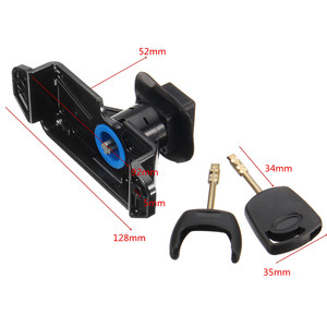 Ford Transit Mk7 Engine Hood <b>Lock</b> Cylinder With <b>Key</b> Black 06-11 6C1A-16D748-AB 1476762 - Product Image 2
