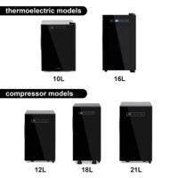 Mini-réfrigérateur à lait portable électrique Vanace, pour table, petit réfrigérateur à compresseur pour café, hôtel et famille