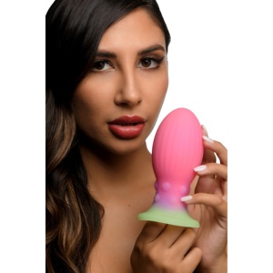 Giocattoli sessuali anali di TD creature Xeno uovo con bagliore nel buio caratteristica fatta di Silicone