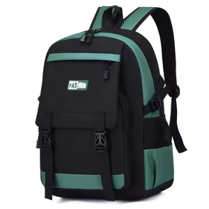 New Fashion Green Blue Grey <b>Backpack</b> Business Casual School Bag for <b>Students</b> Kids Bags Schoolbag - Product Image 1