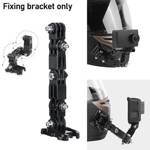 Accessoires pour casque avant et latéral, Support de Base de boucle en forme de J, en stock, pour GoPro Hero 5, 6, 7, 4, Xiaomi Yi, 4K, SJCAM - Product Image 3