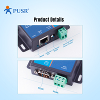 Servidor de Dispositivos Seriales de Doble Puerto PUSR, Convertidor de Modbus RTU a Modbus TCP MQTT con Interfaces RS232/RS485 USR-TCP232-410s-RT