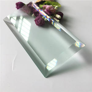 Verre transparent <span class=keywords><strong>extra</strong></span> épais et ultra-petit de 8mm/10mm; Verre poli à bord biseauté pour luminaires - Product Image 3