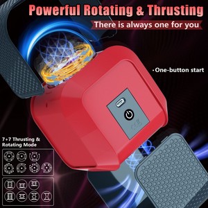 Masturbatore Automatico Maschile per Adulti con Design Nascosto, Doppia Apertura, Modalità di Spinta e Rotazione, Giocattolo Sessuale Modello D06-A di <span class=keywords><strong>Other</strong></span> - Product Image 2