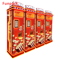 Funpark-Distributeur Automatique Intelligent de Jetons à Écran Tactile en Métal, Modèle D12, Prise Américaine, Popcorn au Sucre à Pièce pour Restaurant à Domicile