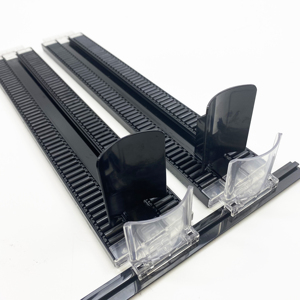 Dépanneur à alimentation automatique Étagère à boissons Poussoir à roulettes par gravité Organisateur de boissons pour réfrigérateur Poussoir - Product Image 1