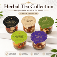 Teh Herbal Campuran Khusus Astragalus Ophiopogon Krisan Buah Goji dalam Kemasan Kecil, Asal Henan