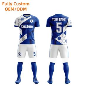 Tenues de football de haute qualité à séchage rapide, ensembles d'uniformes d'entraînement avec logo personnalisé, <span class=keywords><strong>ensemble</strong></span> de <span class=keywords><strong>foot</strong></span>, kit de football sublimé - Product Image 1