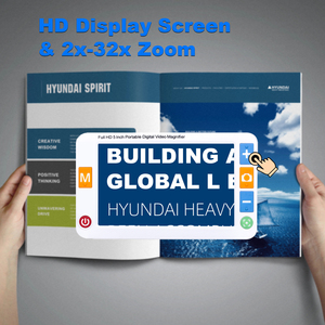 2025 plus récent portable portable 5.0 pouces 8MP + loupe vidéo à mise au point automatique RS500CR - Product Image 5