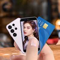 Envío Rápido, Teléfono Móvil S24 Mini Desbloqueado con Pantalla de 4 Pulgadas, Doble SIM, Teléfono Móvil Pequeño de Bolsillo, 3G Android, Mini Teléfono Inteligente