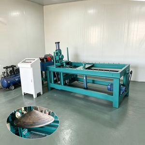 Nouveau modèle de tête de machine à bordurer en acier inoxydable pour conteneurs de chaudière, à fond plat, à bords roulés ronds et coniques, pour le bordage par rotation - Product Image 1
