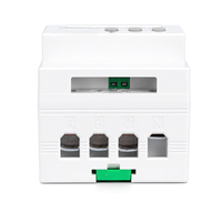 Medidor de Energía Inteligente Trifásico para Riel DIN, 4 Cables, Electrónico, KWH, Entrada Directa/CT 3*220V, Protocolo RS485 Modbus-RTU