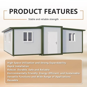 Garage per <span class=keywords><strong>auto</strong></span> portatile 20ft 40ft espandibile casa Container struttura in acciaio edifici - Product Image 2