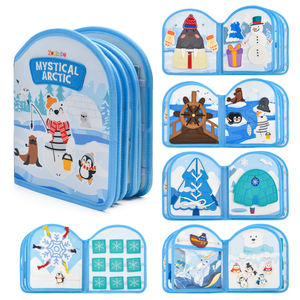 Libro Sensorial Montessori <span class=keywords><strong>de</strong></span> Fieltro con Diseño Personalizado OEM, Libro <span class=keywords><strong>de</strong></span> Actividades con Cierre <span class=keywords><strong>de</strong></span> Cremallera y Botones para el Aprendizaje <span class=keywords><strong>de</strong></span> Habilidades Básicas para Niños Pequeños - Product Image 1