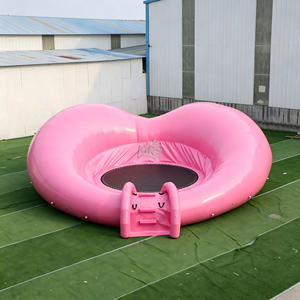 Trampoline gonflable en forme <span class=keywords><strong>de</strong></span> cœur, trampoline gonflable en PVC commercial pour la <span class=keywords><strong>location</strong></span> d'événements aquatiques et terrestres - Product Image 5