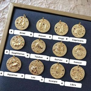 Collier pendentif en or véritable 18 carats avec chaîne, motif constellation, certifié Xinfly - Product Image 3